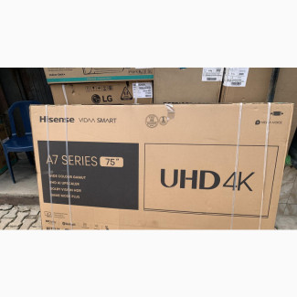Hisense 75 Smart UHD TV - Brand New, Frameless, 1 Year Warranty
