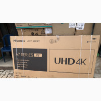 Hisense 75 Smart UHD TV - Brand New, Frameless, 1 Year Warranty