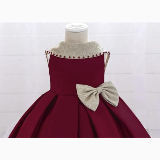 V Back Girls Dress