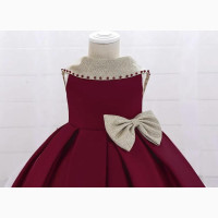 V Back Girls Dress