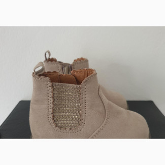H M Suede Beige Shoes - Size 18-19