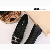Women Flat Shoes Leather Ballet