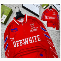 Off-White Sweaters for Sale - Red and Black - Unisex - L, XL