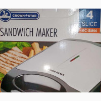 Master Chef Crown Star 4 Slice Sandwich Maker MC-CS96
