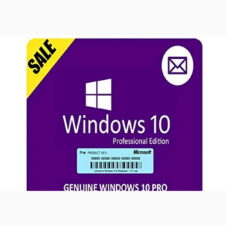Windows 10 Pro Genuine License Key (1 User)