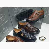 Men#039;s PRADA Leather Sandals