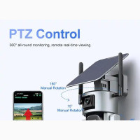 8MP 10X Zoom Surveillance Outdoor Security 4g/Wifi
