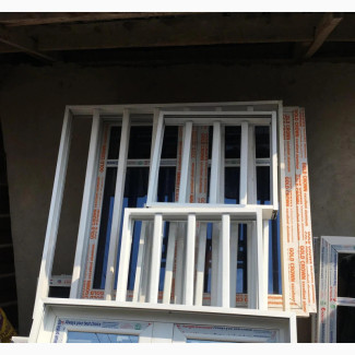 White Aluminum Casement Window With Burglary and Net