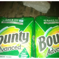 Bounty White Paper Towel Kitchen Rolls (Pack of 12)