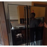 Samsung Giant Fridge with Double Glass Doors and Ice-Maker