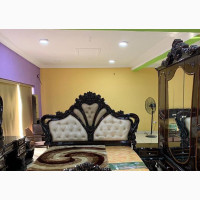 6/7 Bed Frame With Dressing Mirror and Two Side Tables