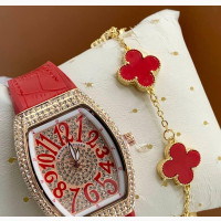 Franklin Muller Watch and VCA Bracelet