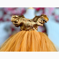 Damask and Tulle Party Dress