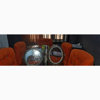 Fancy Oval Table Mirror with Warm Light