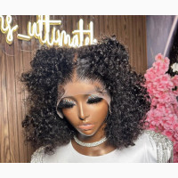 Full Frontal Spiral Curl Wig 12”