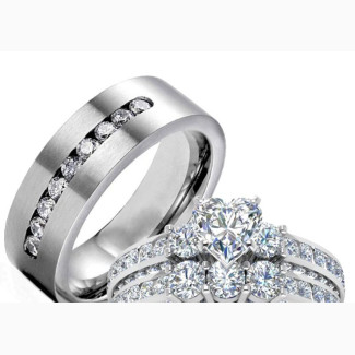 Stainless Steel Couples Matte Silver Rings for Men and Women