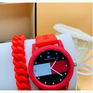 Watches and Bracelet Set Available in Different Colours