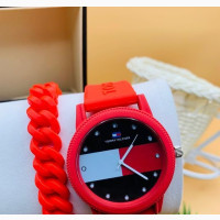 Watches and Bracelet Set Available in Different Colours
