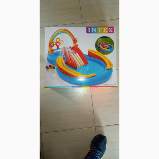 Children Swimming Pool With Slide Play Is Available