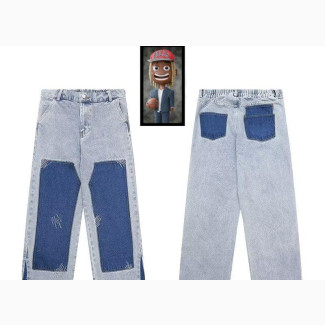 Luxurious Louis Vuitton Baggy Jeans for Men