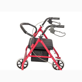 Folding Walker With 8-Inch Wheels, Holds Up to 350 LBS