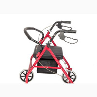 Folding Walker With 8-Inch Wheels, Holds Up to 350 LBS