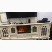 King Size TV Stand with Fireplace - Home Interiors