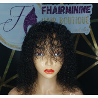 Jerry Curl Fringe Wig