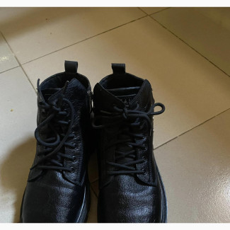 Armani Jeans Black Male Boots