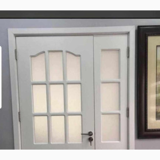 4ft by 7ft Hardwood With Glass Door