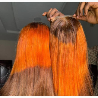 Colored Peruvian Super Double Drawn Silky Soft Straight