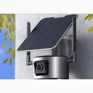 Solar Dual Lens Security CCTV Camera - High Quality