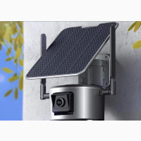 Solar Dual Lens Security CCTV Camera - High Quality