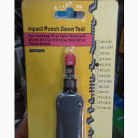 Portable Impact Punch Down Tool for Wire Termination