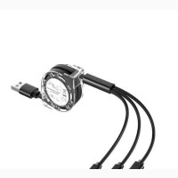 3 in 1 Retractable Charging Cable