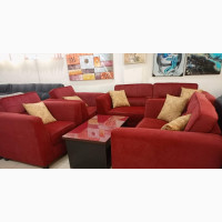 Future Hope L Sofa, Red Seven Seaters
