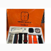Watch Ultra 9 Smart Watch, Airpod, 7 in 1 Apple Straps