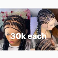 African Pride Full Lace Braided Wig - Hair Extensions Wigs