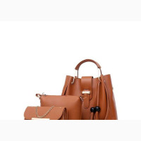 3 in 1 Bag Handbag Underarm Shoulder Bag Wallet Satchel