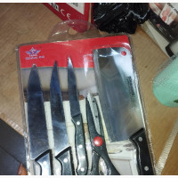 Beautiful Kitchen Cooking Knife Set Wooden Chopping Board