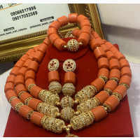 Coral Bead Set