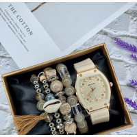 Fashion Jewelry Bracelet and Watch Combo