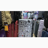 Big Size Flowered Pattern Plastic Travel Luggage