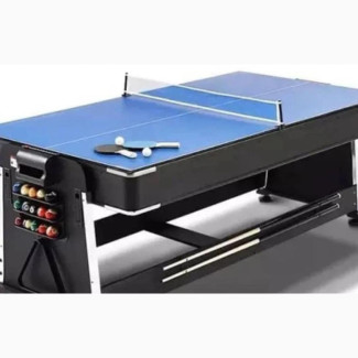 4 in 1 Snooker Board, Table Tennis, Air Hockey Flat Board