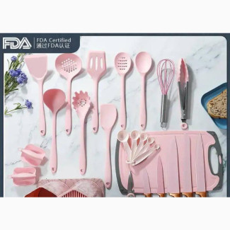 25PCS Silicone Non-Stick Kitchen Utensils Set