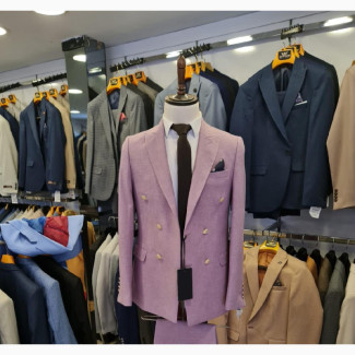 Trendy Mens Suits Slim Fit 3 Piece One Button Formal Occasion Tuxedo Jacket Pants Vest Set