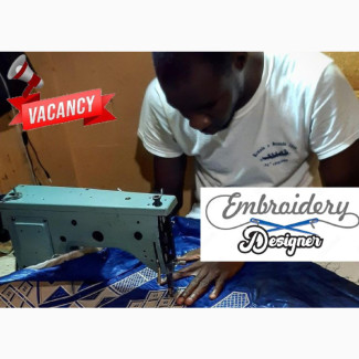 Embroidery Designer Wanted