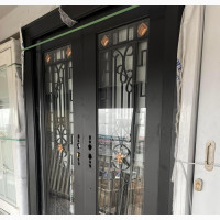 Copper Glass Door