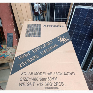 Africell Solar Panels - 180w - Brand New