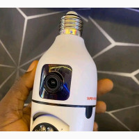 Double Lens Bulb Camera